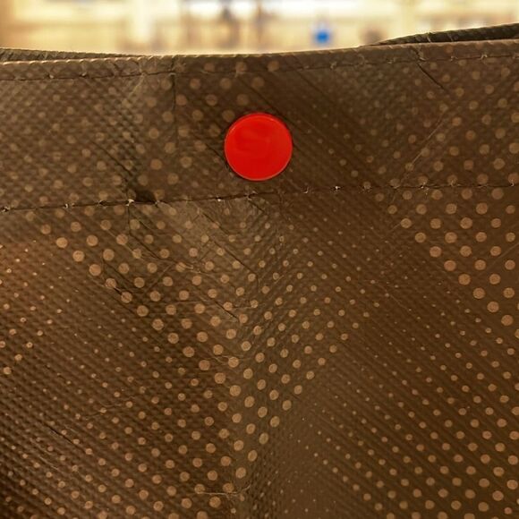 Reusable Peloton Bag/Tote with Red Snap - Picture 3 of 4